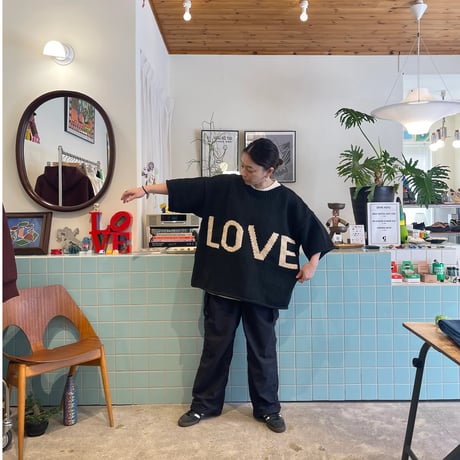 MacMahon Knitting Mills / BIG-S/S Crew Neck Knit-LOVE