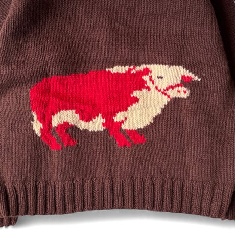RELAXFIT / Zipup Cowichan sweater ”Texas”
