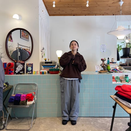 COMFORTABLE REASON / Harf Zip Knit