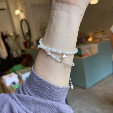 FLUTTER / Pearl＆Karen Silver choker