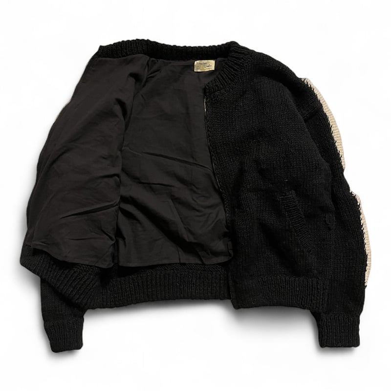 MacMahon Knitting Mills / Knit MA-1 3D BONE | F