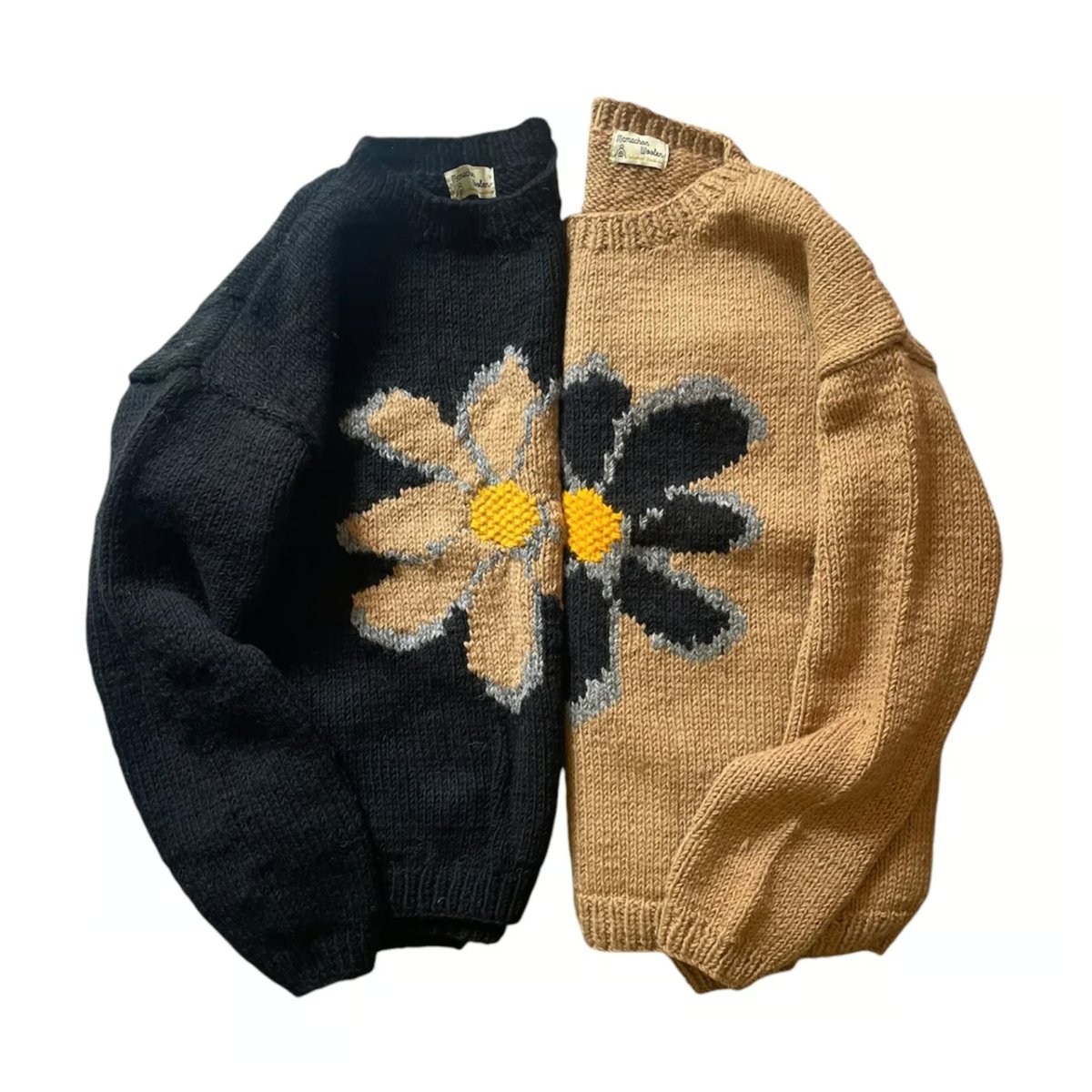 MacMahon Knitting Mills フラワー かぎ針編み macmahon knitting mills かぎ針編み フラワー ニット