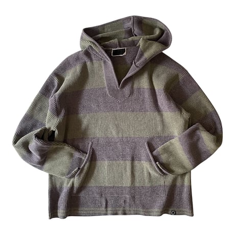 PHINGERIN / CORDY KNIT MEXPARKA STRIPE