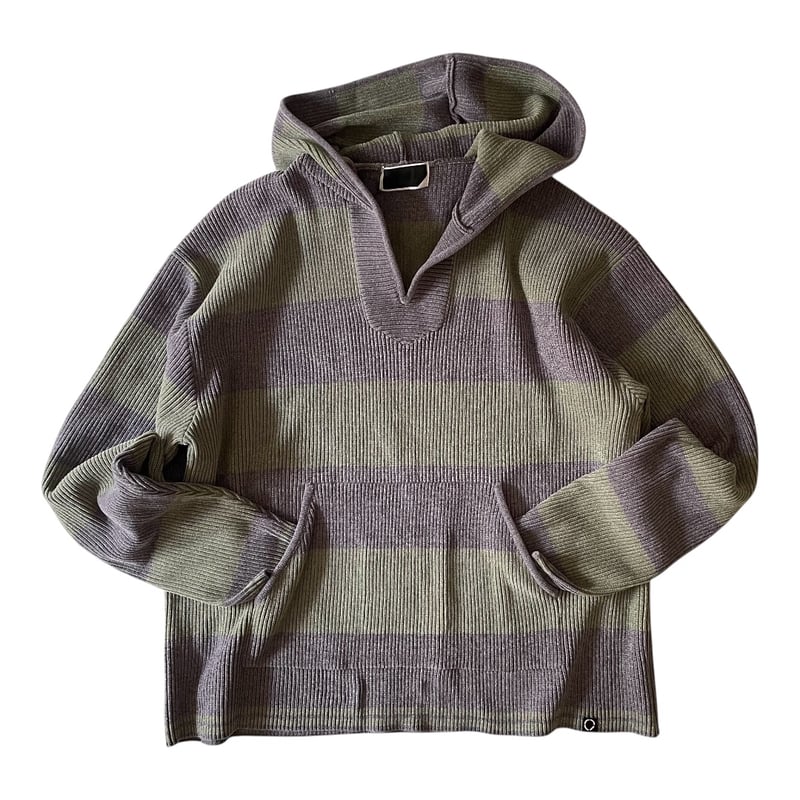 PHINGERIN / CORDY KNIT MEXPARKA STRIPE | FLUTTER