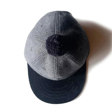 FLUTTER / 2WAY PONPON CAP Grey