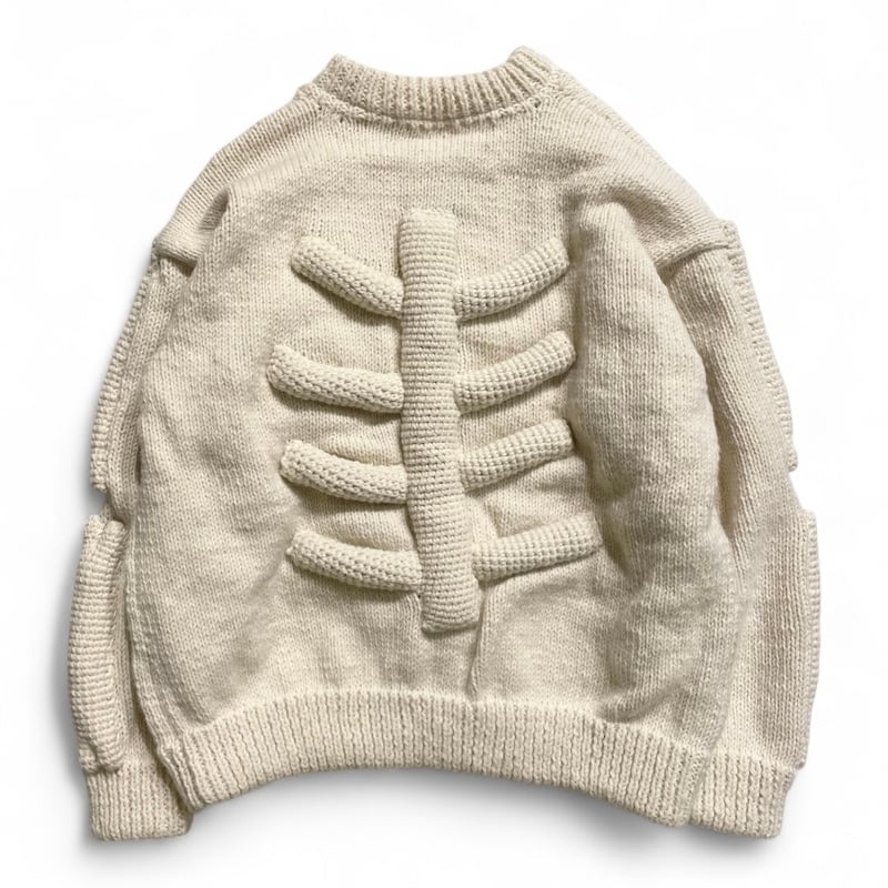 MacMahon Knitting Mills / Knit MA-1 3D BONE | F