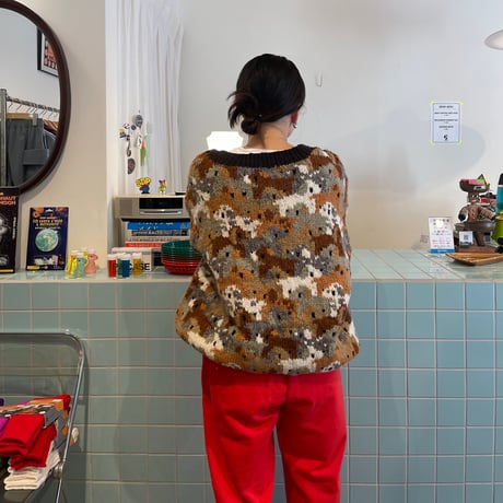 MacMahon Knitting Mills / Crew Neck Knit-DOGS