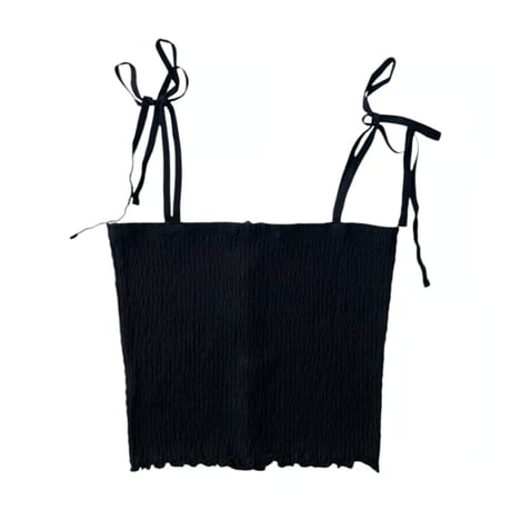 PHEENY / Cotton Shirring Camisole