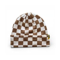 SAVE SHOCK /  CHECKER BOARD BEANIE