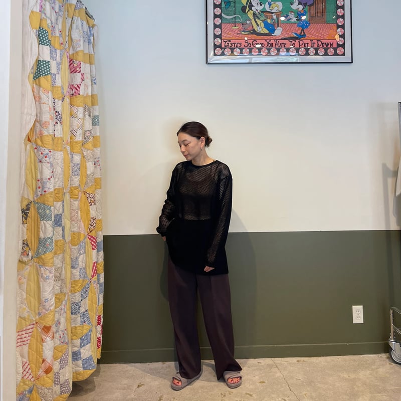 PHEENY / Bulky wool mesh L/S | FLUTTER