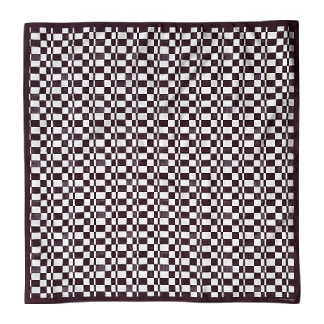 PHEENY / Cotton Silk Checkered Scarf
