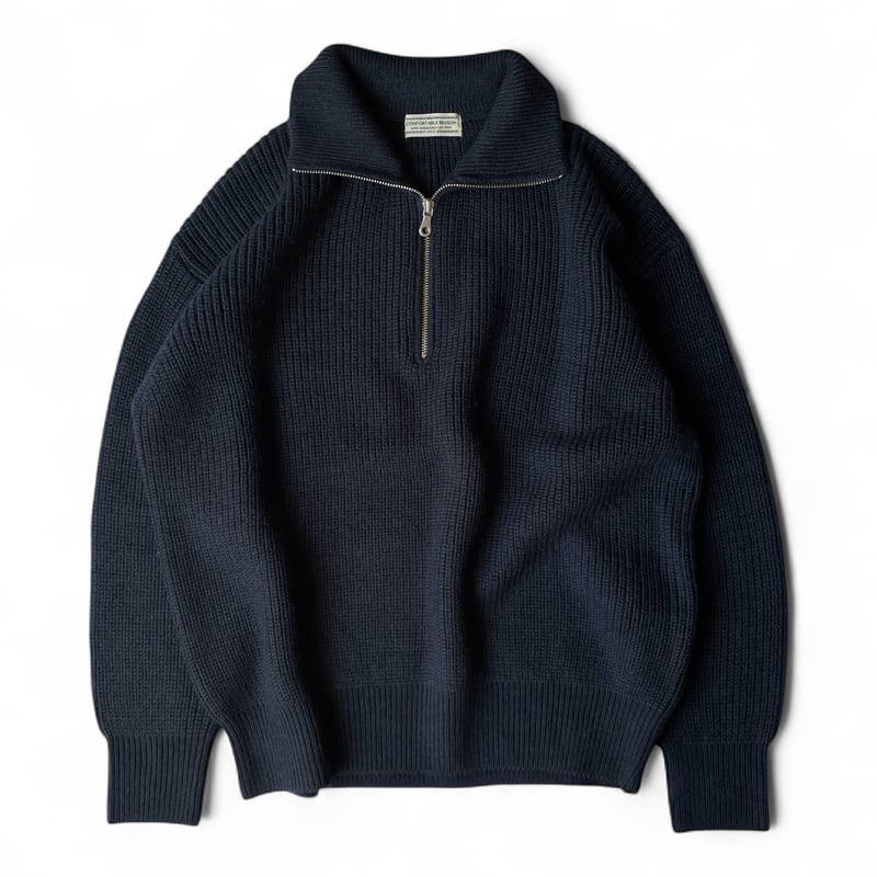 COMFORTABLE REASON / Harf Zip Knit | FLUTTER
