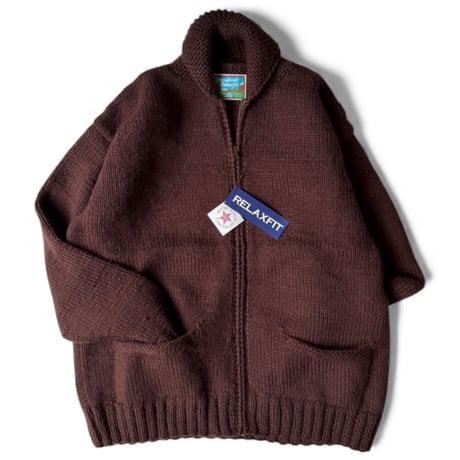 RELAXFIT / Zipup Cowichan sweater ”Texas”