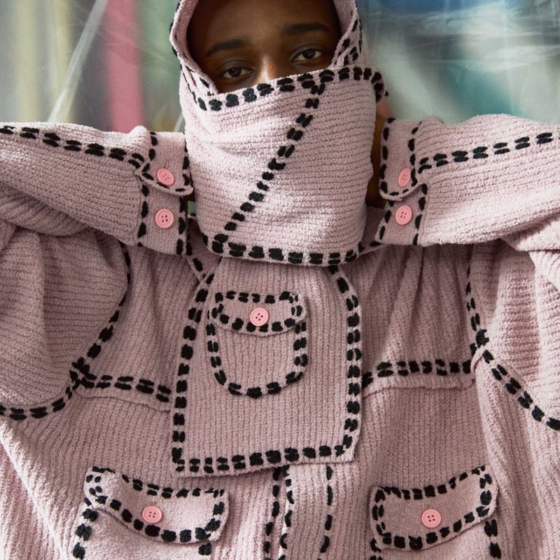 PHINGERIN〉PG1 SCARF MOS PINK 有難 