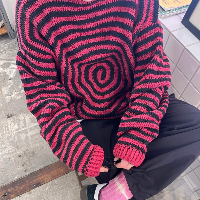 MacMahon Knitting Mills / Big L/S Crew Neck Kni