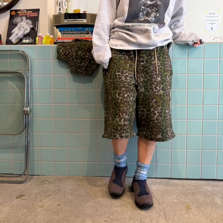 PHINGERIN / CONVERTIBLE SWEATPANTS LEOPARD