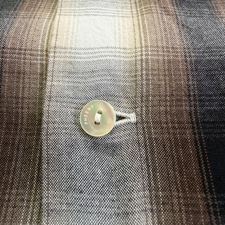 PHEENY / Rayon Ombre Check L/S Shirt