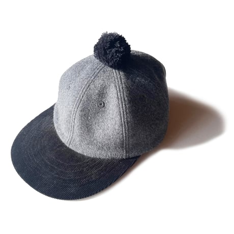 FLUTTER / 2WAY PONPON CAP Grey