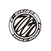 V-VISION 7007-丸ステッカー 120φ /ブイビジョン ステッカー シール ドレスアップ