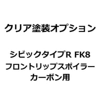 【クリア塗装オプション】シビックタイプR FK8 フロントリップスポイラー カーボン用