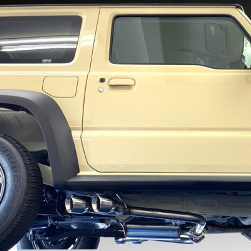 ジムニーシエラ(JB74W) 左右2本出しサイドマフラー（オールステン