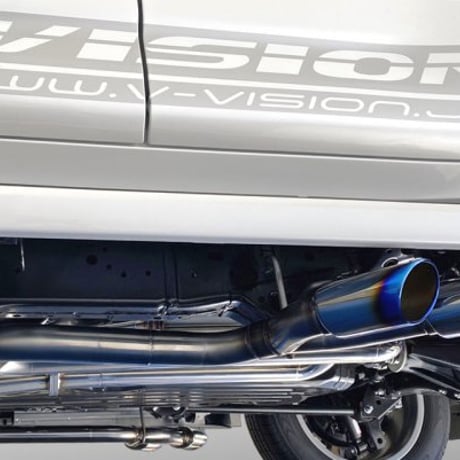 ランクル (3DA-FJA300W)ディーゼル車 左右2本出し サイドマフラー（テール：オーバルブルー）