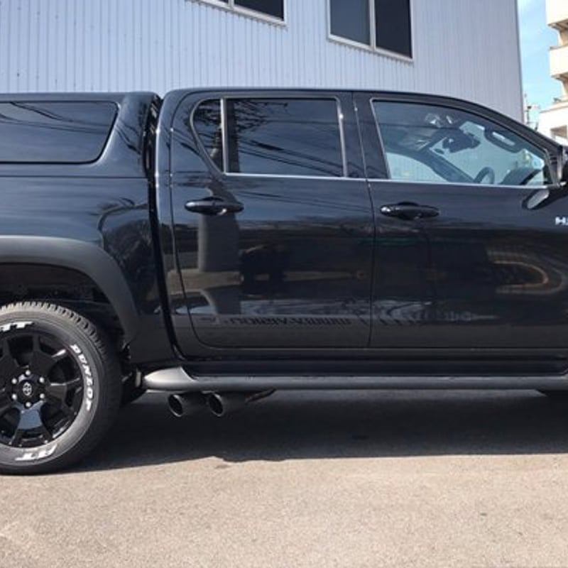 ハイラックス(GUN125) 左右2本出しサイドマフラー（テール：オーバル