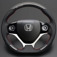 ジェイド　V-VISIONオリジナルロゴ入りステアリング（カーボン仕様）