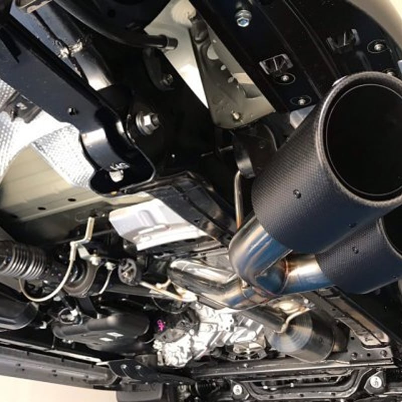 ハイラックス(GUN125) 右片側2本出しサイドマフラー（テール：オーバル