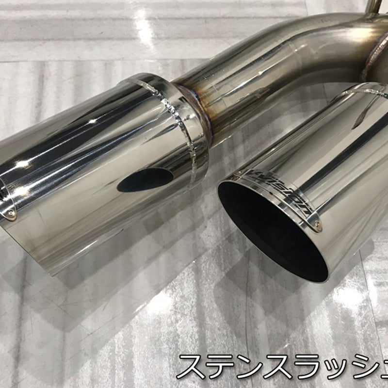 ハイラックス(GUN125) 右片側2本出しサイドマフラー（テール：ステン