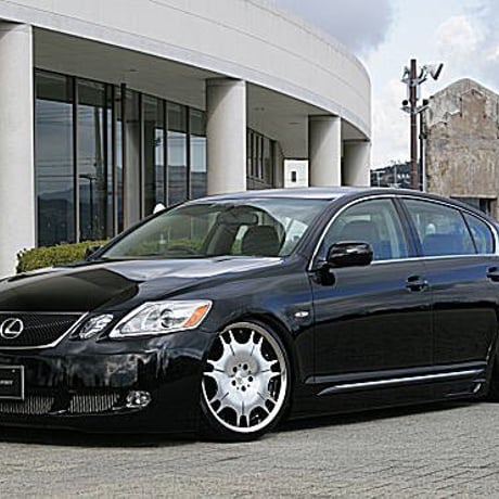 VLUSTYJEWEL α レクサスGS350/430 GRS191/UZS190 前期 フロントバンパースポイラー / ブラスティジュエル