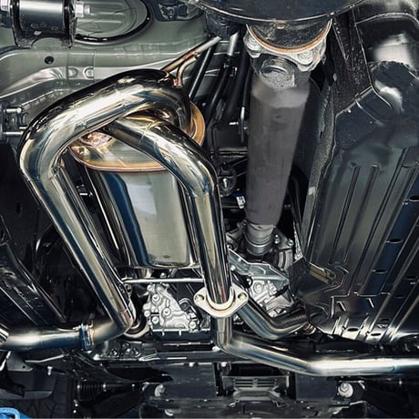 ランクル (3BA-VJA300W)ガソリン車 左右2本出し サイドマフラー（テール：クリアカーボン 100φ）