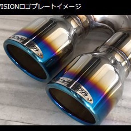 オデッセイ RB1/2 左右2本出しマフラー 砲弾レーシングVer テール：オーバルブラック（117φ×80オーバル×2）