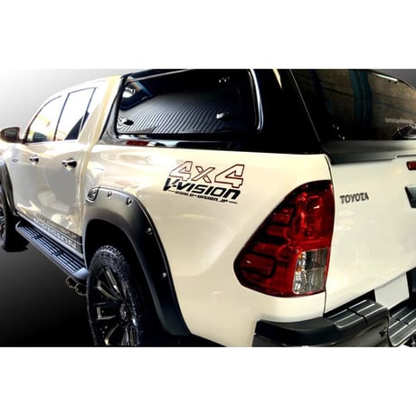V-VISION 4×4ステッカー W450mm×H150mm /ブイビジョン ステッカー シール ドレスアップ