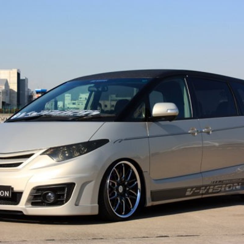 エスティマ50系 前期用 エアロ2点KIT (フロント・リア 2点セット） | V  