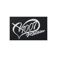 V-VISION V-ハートステッカー（7007）W100xH73 /ブイビジョン ステッカー シール ドレスアップ