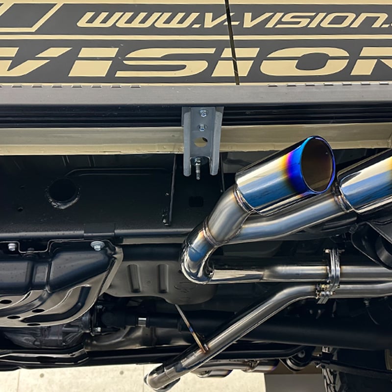V-VISION ランクル70 (3DA-GDJ76W) サイドマフラー /ランドクルーザー