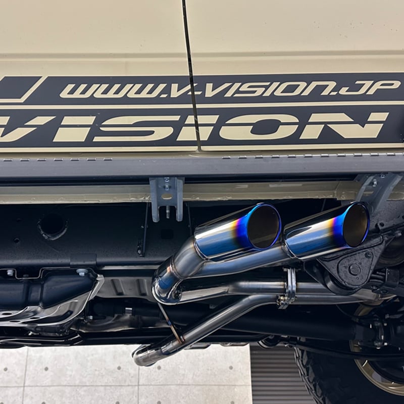 V-VISION ランクル70 (3DA-GDJ76W) サイドマフラー /ランドクルーザー
