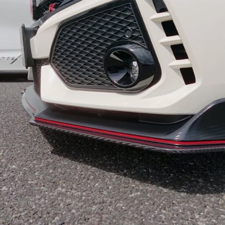 シビックタイプR FK8 フロントリップスポイラー カーボン