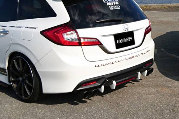 ジェイド 後期 リアアンダースポイラー カーボン | V-VISION公式ショップ