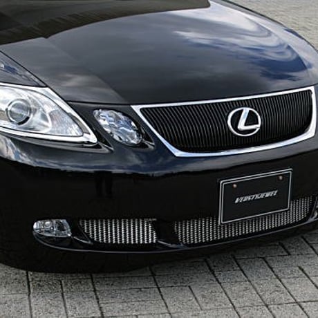 VLUSTYJEWEL α レクサスGS350/430 GRS191/UZS190 前期 フロントバンパースポイラー / ブラスティジュエル