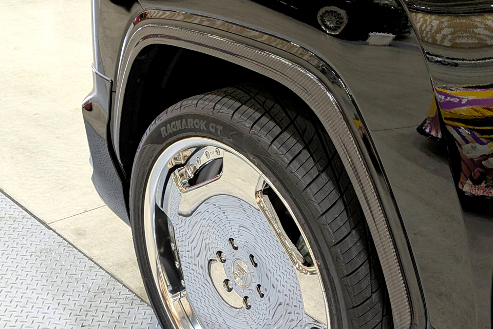 ランクル300系（ZXグレード） 9mmオーバーフェンダーキット FRP