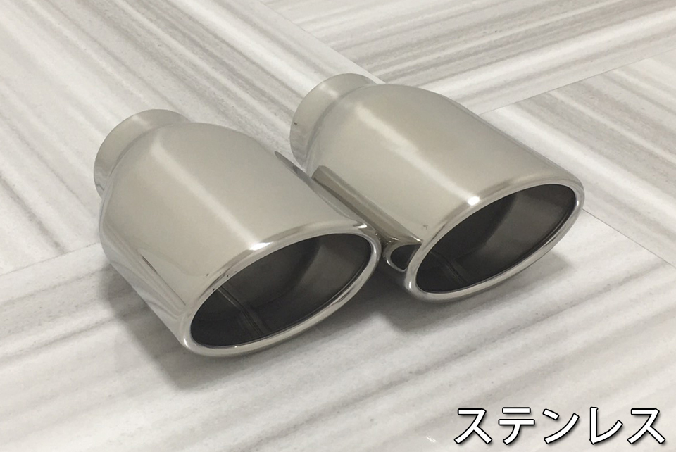 オデッセイ RB1/2 左右1本出しマフラー テール：オーバルステンレス