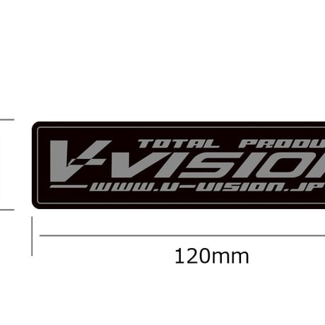 V-VISIONスモールステッカー（2枚セット） /ブイビジョン ステッカー シール ドレスアップ
