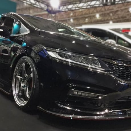 ジェイド 後期 フロントリップスポイラー カーボン