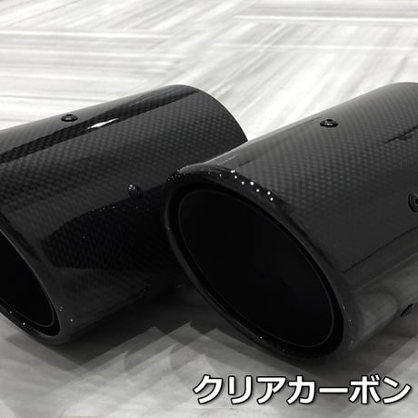 ランクル (3BA-VJA300W)ガソリン車 左右2本出し サイドマフラー（テール：クリアカーボン 100φ）
