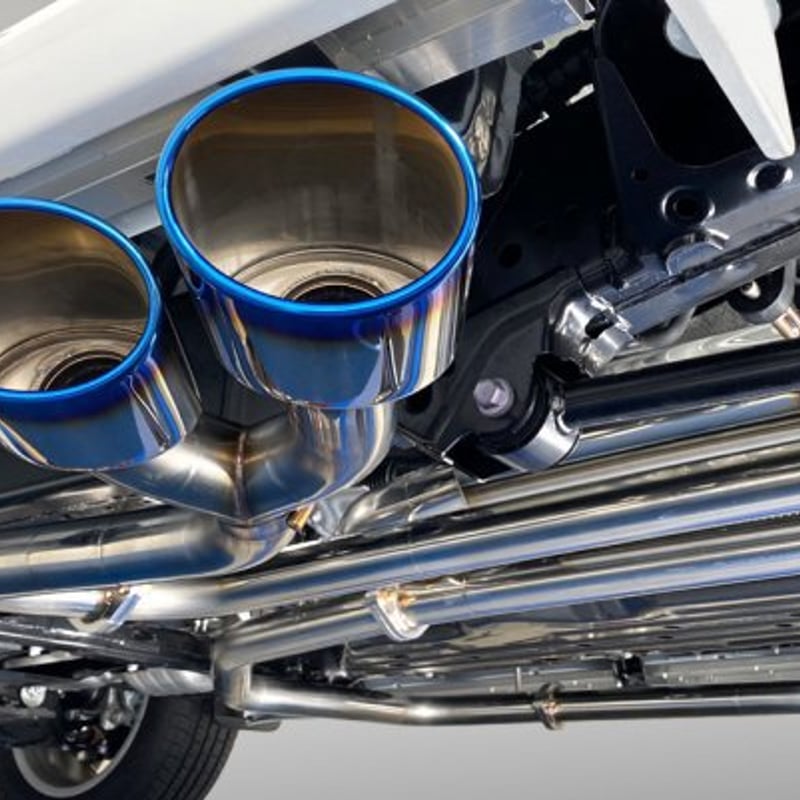 ランクル (3DA-FJA300W)ディーゼル車 左右2本出し サイド