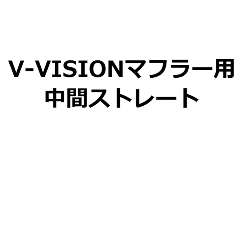 オデッセイ RB3 中間ストレートマフラー（V-VISIONマフラー用） | V