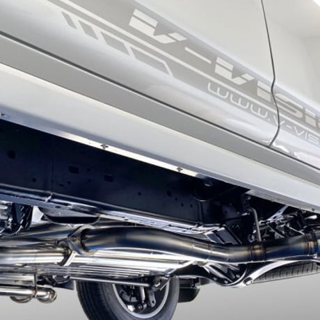 ランクル (3DA-FJA300W)ディーゼル車 左右2本出し サイドマフラー（テール：オーバルブルー）