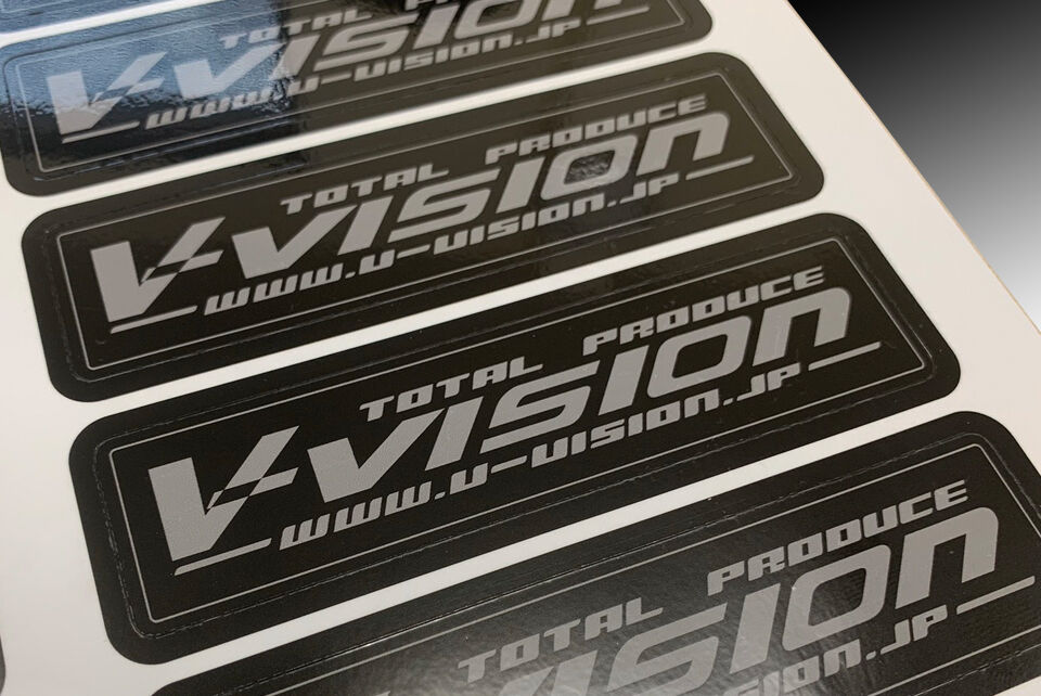 V-VISIONスモールステッカー（2枚セット） /ブイビジョン